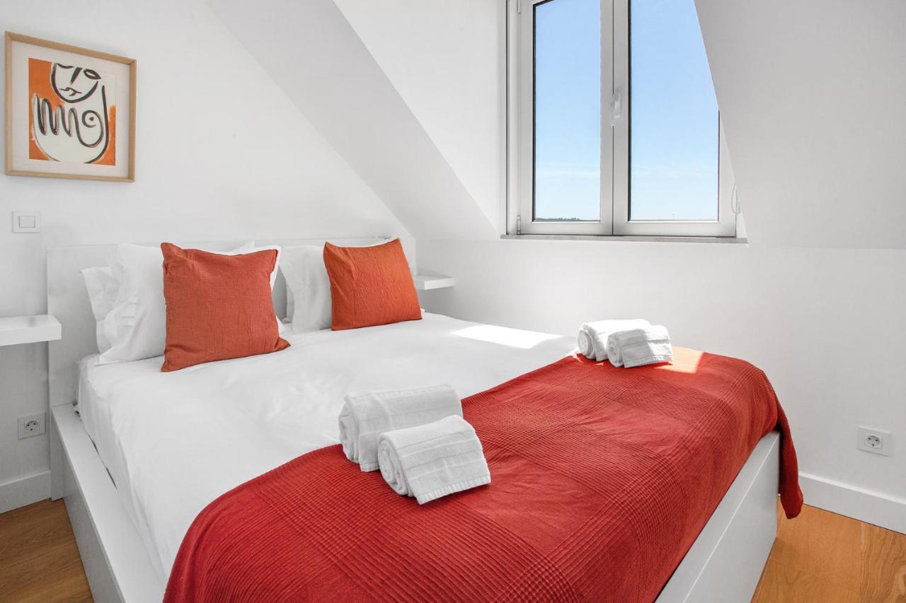 Brand New River View Apartment Belém - 1 bedroom, A/C Lisbona Esterno foto
